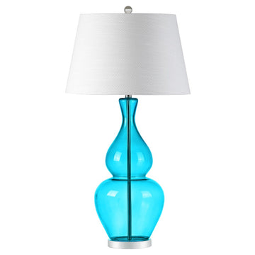 Dixon 33.5" Glass LED Table Lamp - JONATHAN Y